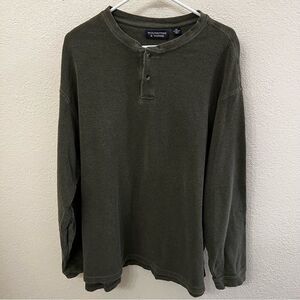 Roundtree & Yorke Green Long Sleeve Tee (Size 2X)